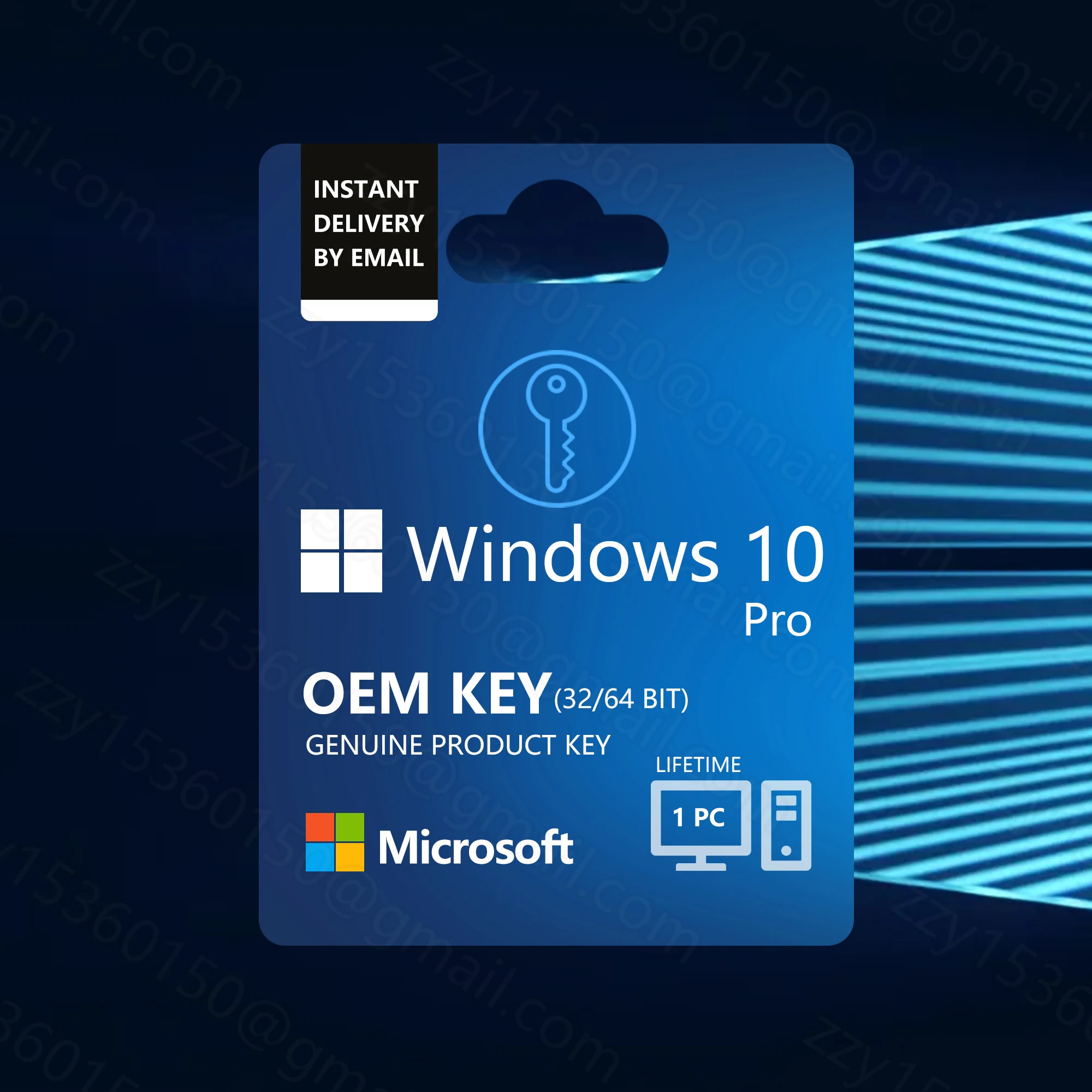 Онлайн 24 часа в наличии электронная почта доставка Win 10 Pro Key Windows 10 Pro цифровой ключ 64 бит/32 бит только код ключа