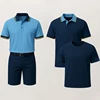 Sky Blue+Navy blue
