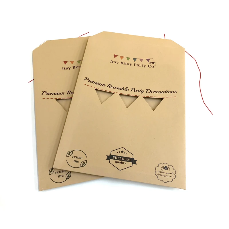 Custom Printed Craft Stay Flat Mailers Rigid Kraft Mailing Postal Express  Expandable Cardboard Envelope Button Envelopes for Cl