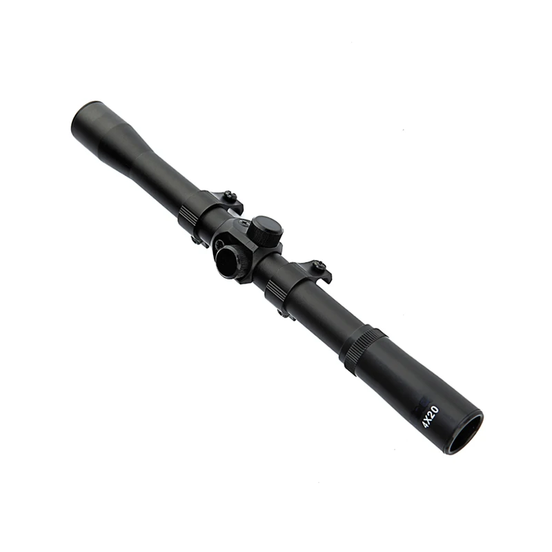 China Manufacturer Long Range Hunting Scope 4X20 Tactical  Scope with  Mounts
