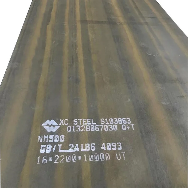 Nm450 Hot Rolled Mild Carbon Steel Sheet Plate Nm500 Wear Resistance High Strength