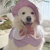 Sombrero a cuadros morado