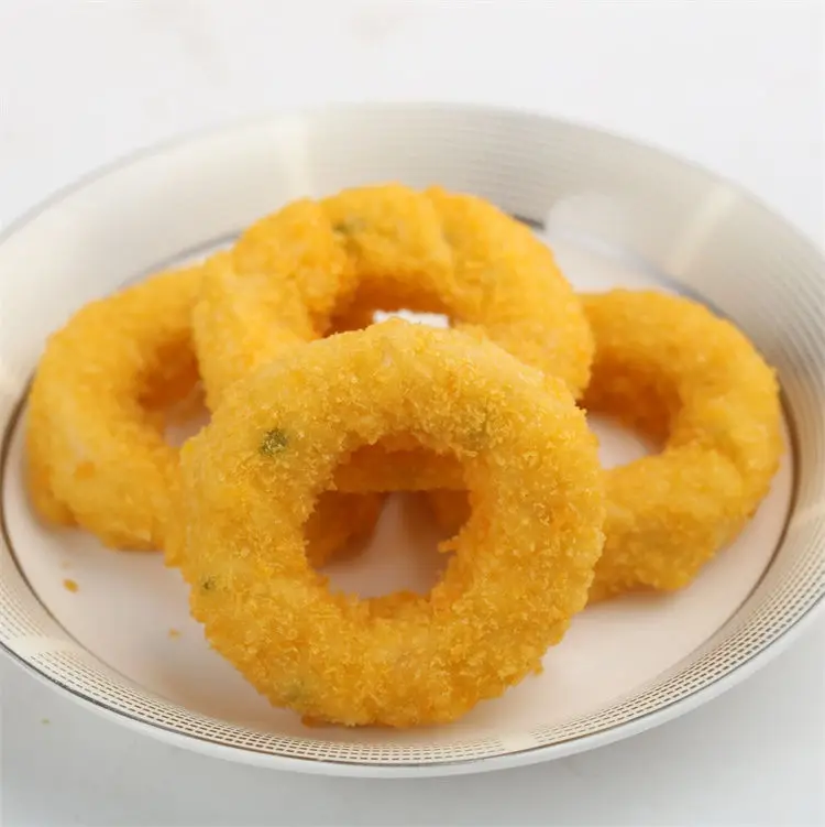 价格便宜的高品质健康食品洋葱圈油炸圣所 - buy onion ring,fry sanc