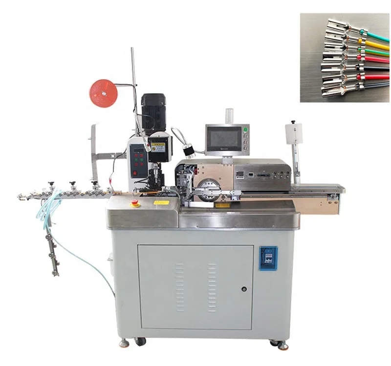 
 WL-H210 полностью автоматический кабельный провод зачистки и обжима терминалов машина  