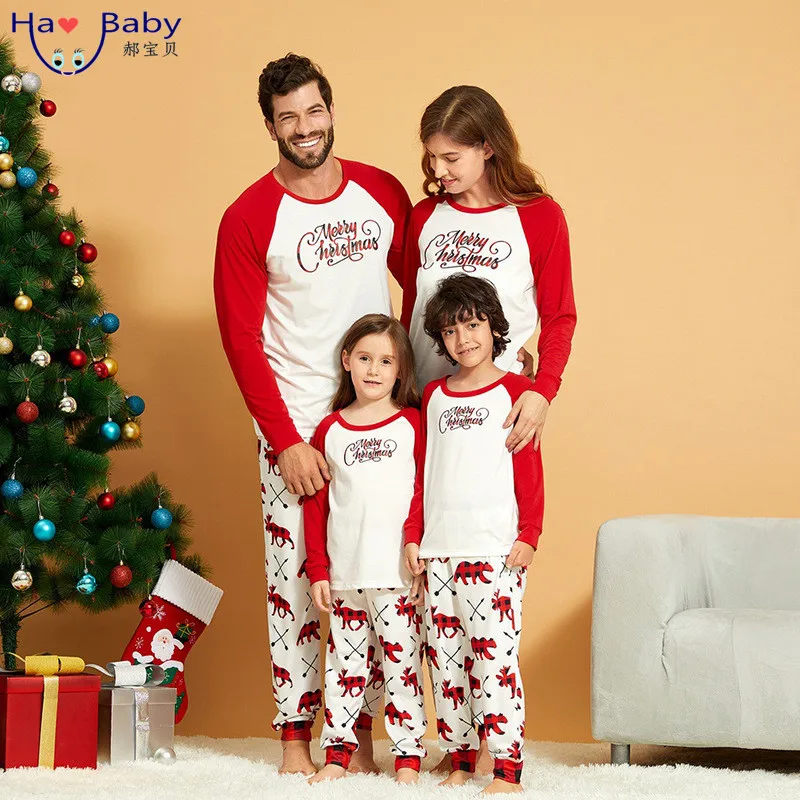 Hao Bebe Automne Noel Imprime Pere Noel Famille Deux Pieces Pyjamas Pantalons Ensemble Buy Famille De Pyjamas De Noel Ensemble De Pyjama De Noel De Famille Pyjama D Automne Product On Alibaba Com