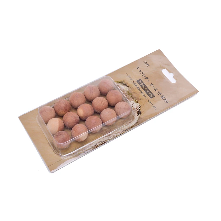 
KINDOME Wholesale Moth Repellent Western Red Cedar Wood balls for Closet Freshener 