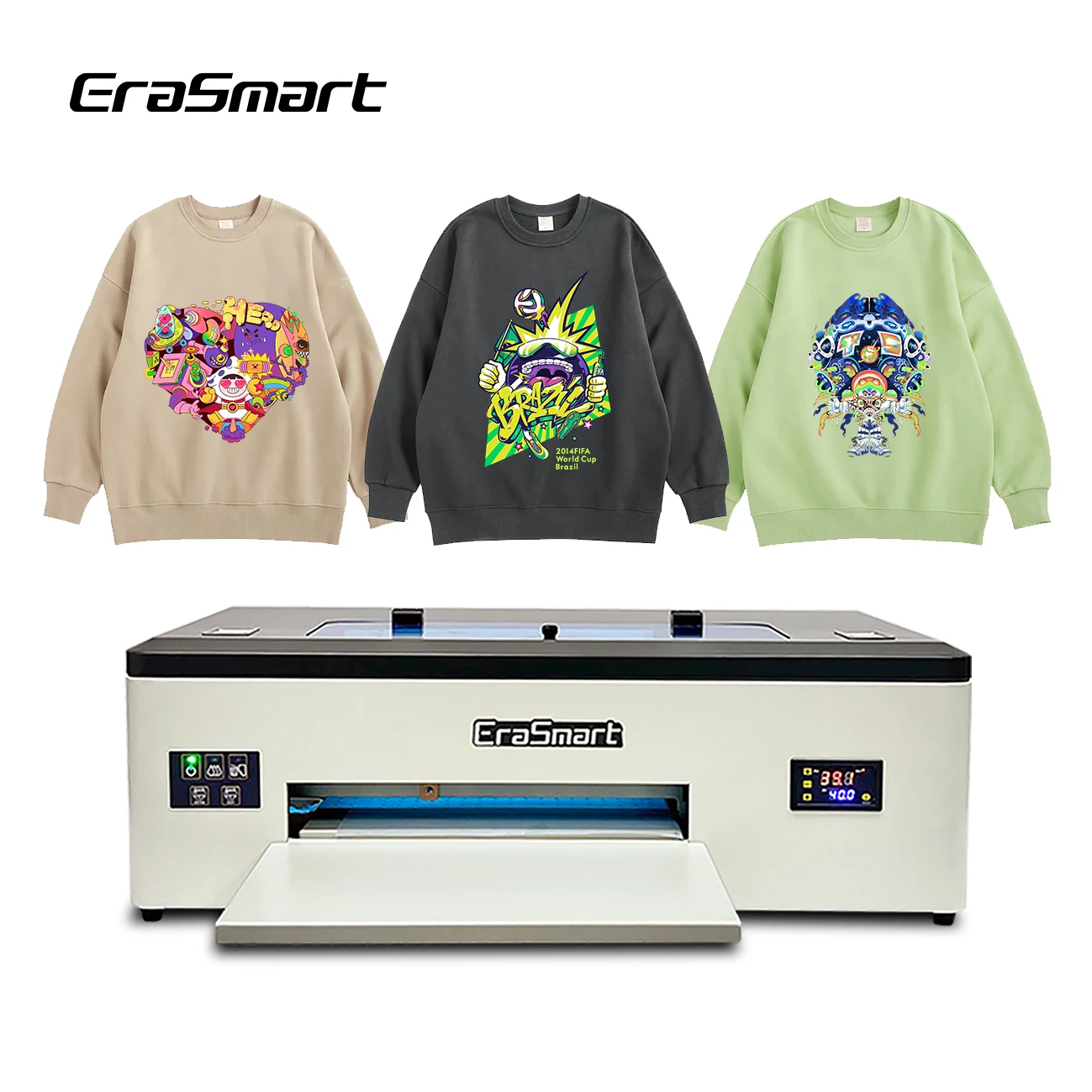 Erasmart A3 Dtf T-Shirts 1390 Printer Machine Dtf Transfer Printer
