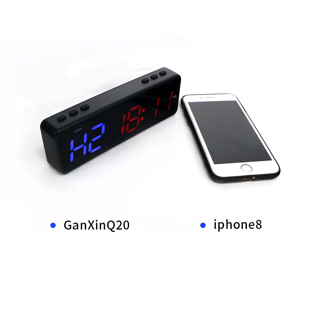 Portable Anytime Fitness Exercise Boxing Timer Digital Countdown Stopwatch Timer LED Display Sports Gym Training Interval Timer