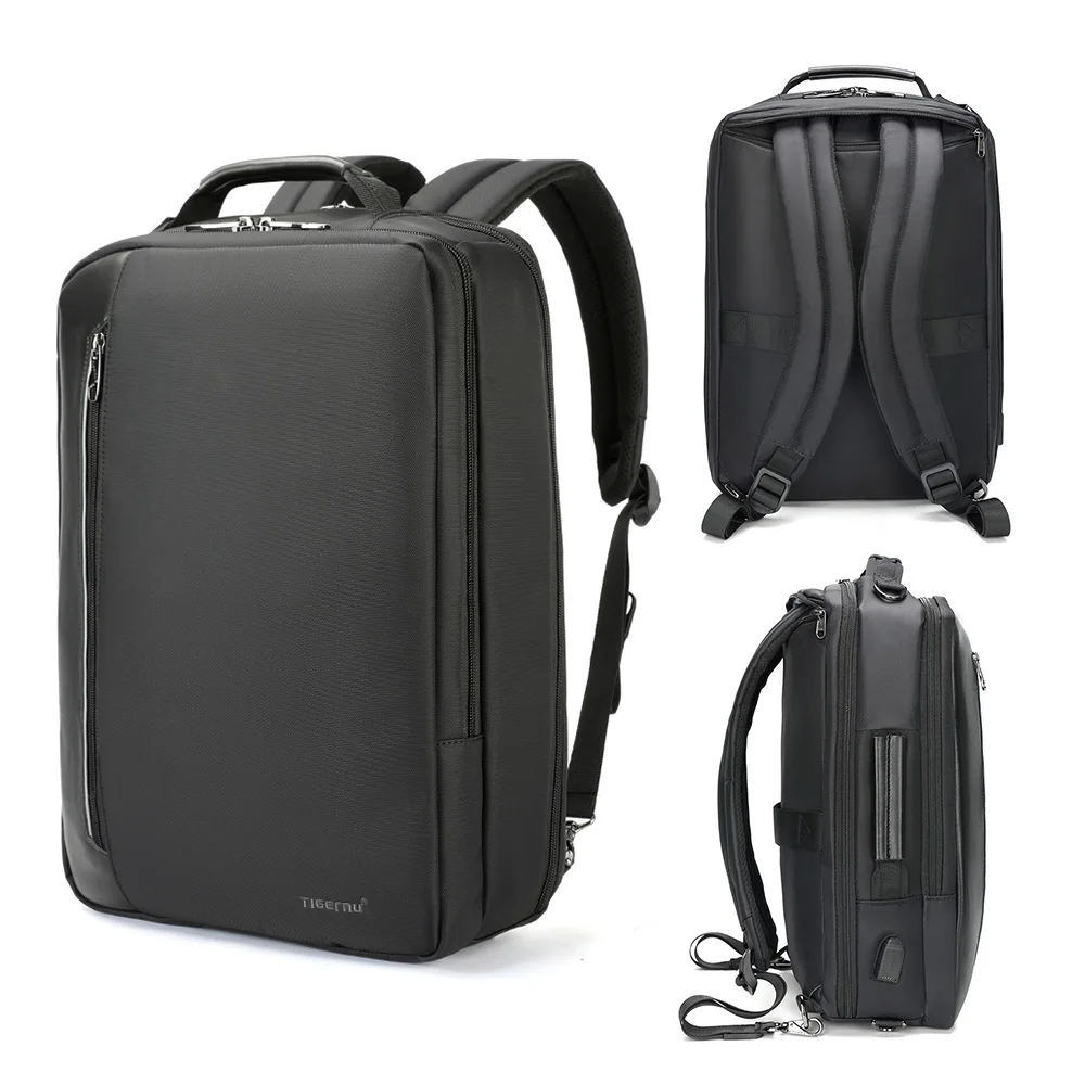 Tigernu T-B3639 Inch Multifunction Waterproof Anti Theft Laptop  Backpack Business Travel Back Bag Men's Backpack With USB