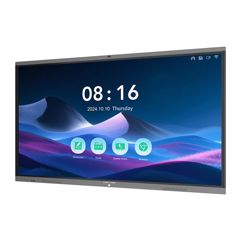 LUMEVIEW 65~75~86~98-Inch 4KHD Touch Screen Flat Panel Interactive All-in-One Digital Electronic Whiteboard Optimal Performance