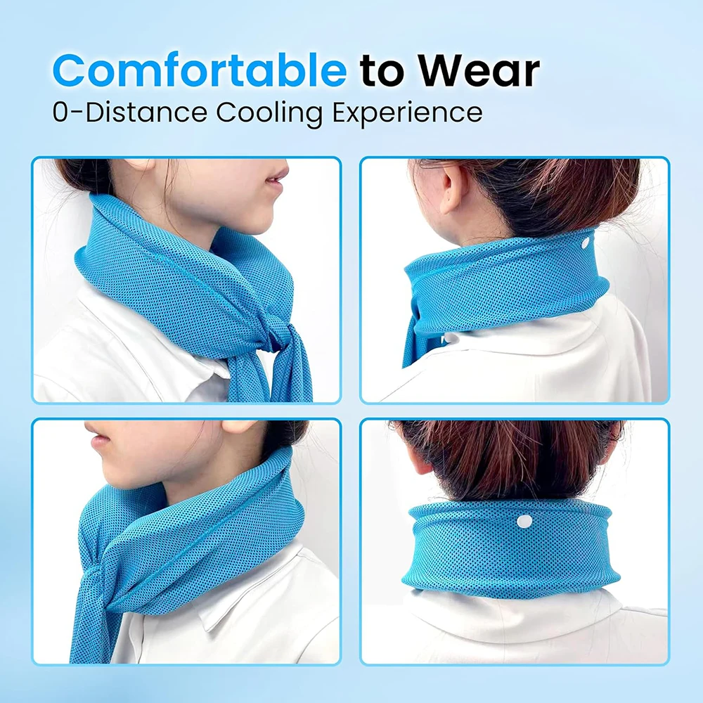 Hot Sale Wearable Neck Cooling Tube Neck Cooler Ring Ring Japan Cooling Neck Wrap