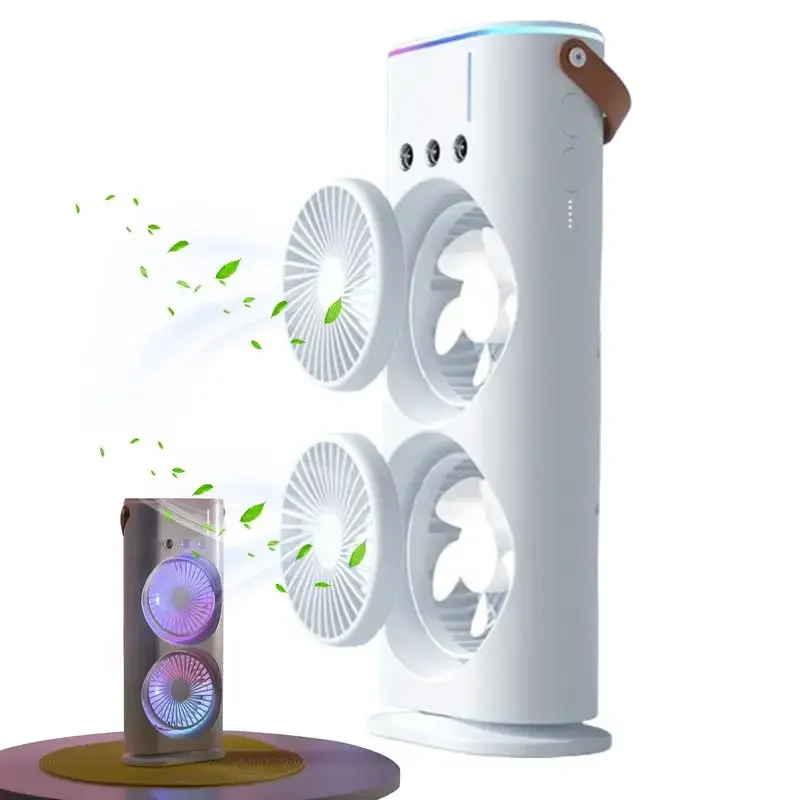 Spray Remote Control Fan - Portable Water Mist Cooling