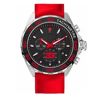 Fashion Design Racing Style Mens Watches f1Japan Quartz Movement Date Dial Male Clock Designer Man Sports Fitness Wrist Watch