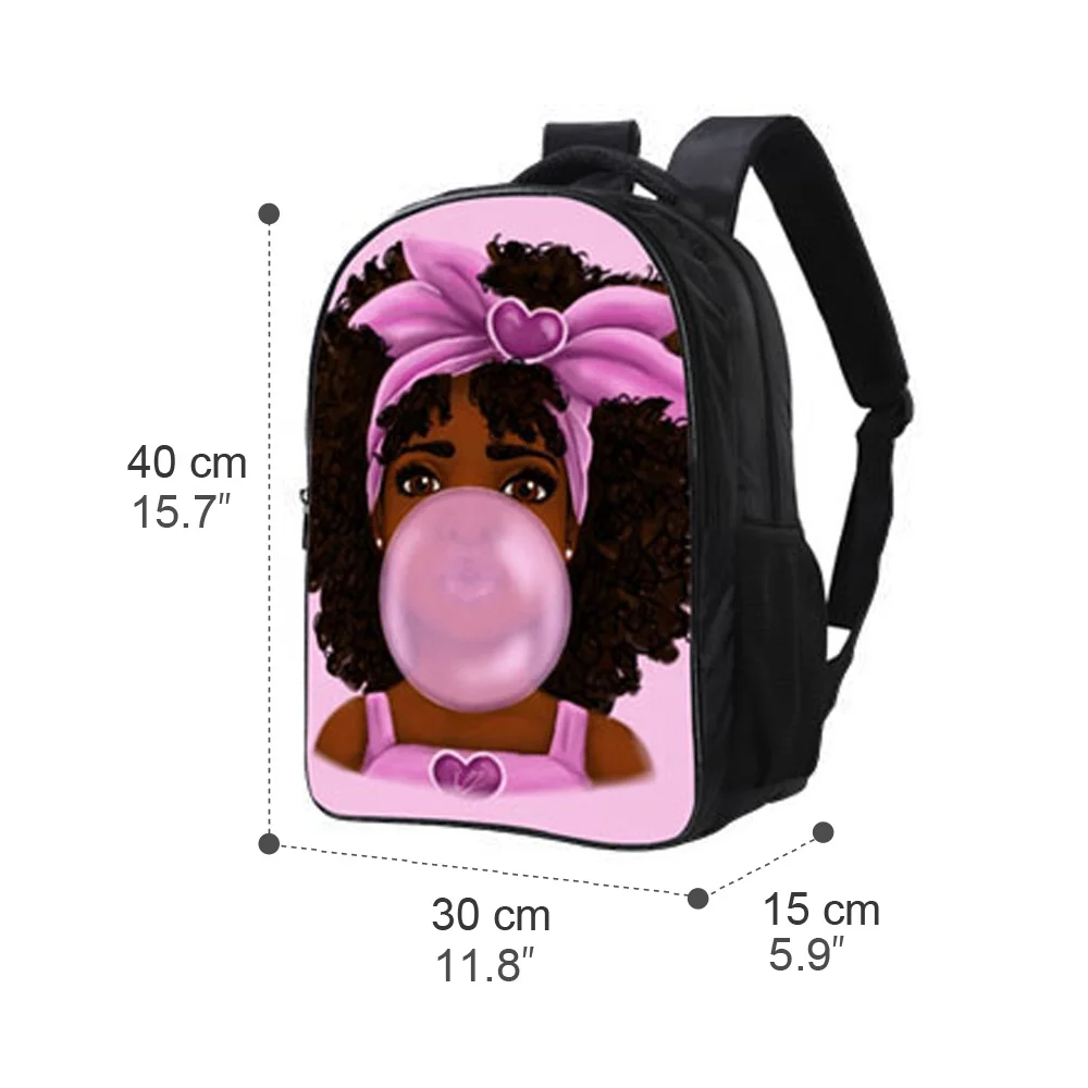 Heat Transfer Logo Printed Blank Backpack School Bag with Lunch Box