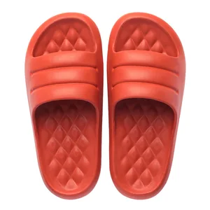 Hot Selling Indoor Summer for Slippers Open Toe Waterproof Soft EVA Comfortable Candy Colors Home Use Trendy Design for Couples