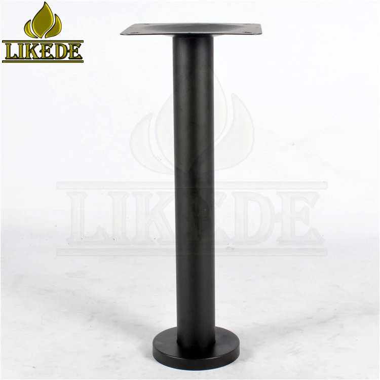 Metal Table Leg Black Iron Fixing Legs to Glass Table Single Leg Table Base