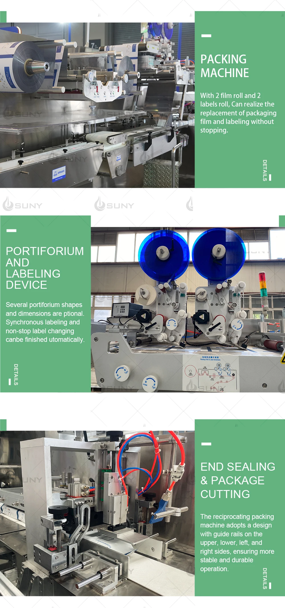 Big Pack 12 Lanes Twin Rolls Machine for Wet Wipes Production