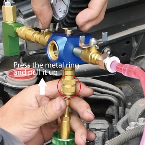Upgrade Universal Water Tank Radiator Leakage Pressure Tester and Vacuum Type Coolant Refilling Kit