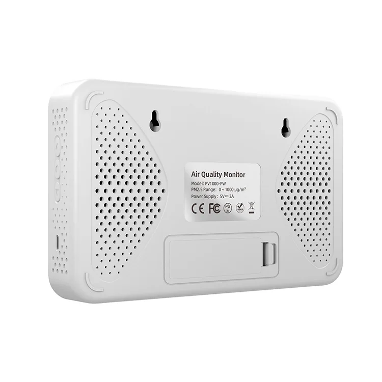 WIFI PM2.5 Monitor Smart PM2.5 Meter With Wifi Pm2.5 Detector Indoor Air Quality Monitor With Alarm Clock