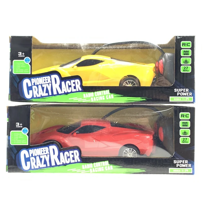 1/24 Scale Vehiculo De Control Remoto 27mhz High Speed Rc Car 4wd Lyken Toy  Rc Racer Car Remote Control Toy Vehicle for Boys