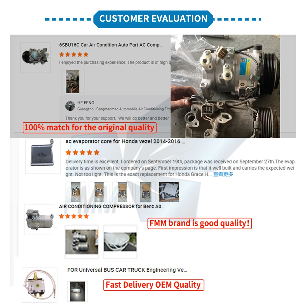 FMM 6SAS14C Auto AC Compressor for Mercedes-Benz CLA25