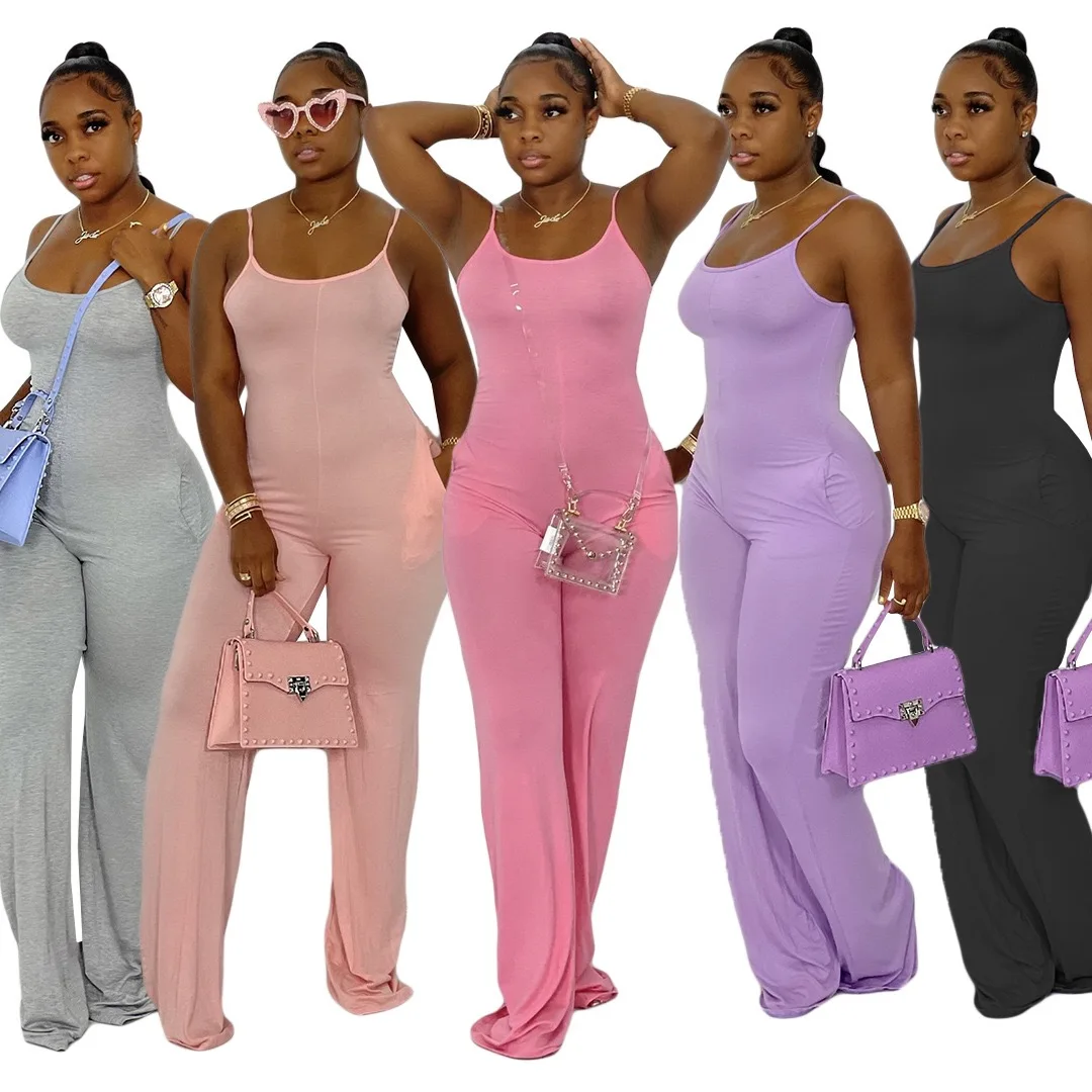 solid jumpsuit ladies