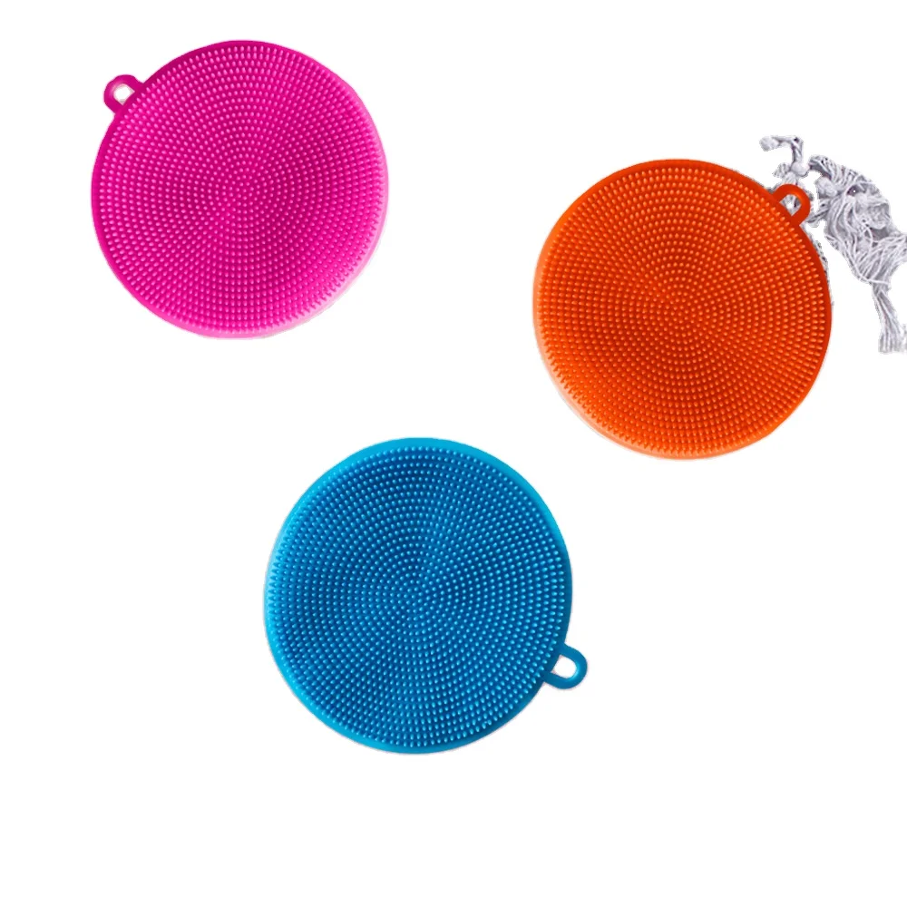 Многофункциональная силиконовая щетка для чистки посуды