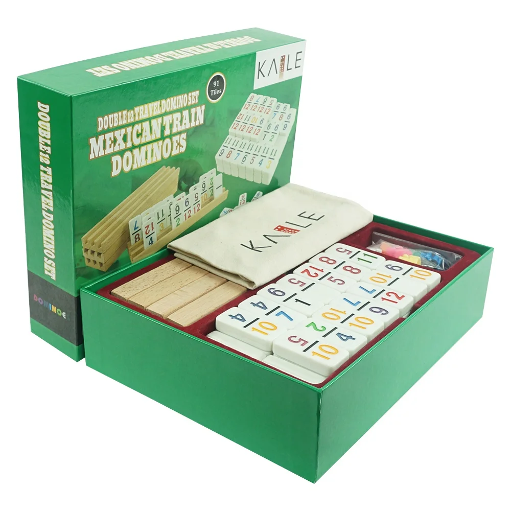 Bébé Jouet En Bois Domino Bloc Montessori Jouets Mathématiques En Bois - Foto 2