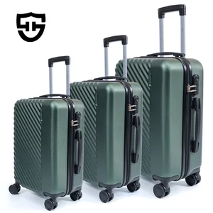 Roaming Luggage Unisex ABS Material Trolley Bag Luggage Sets Fashionable Waterproof Durable 4 Wheels for Travel