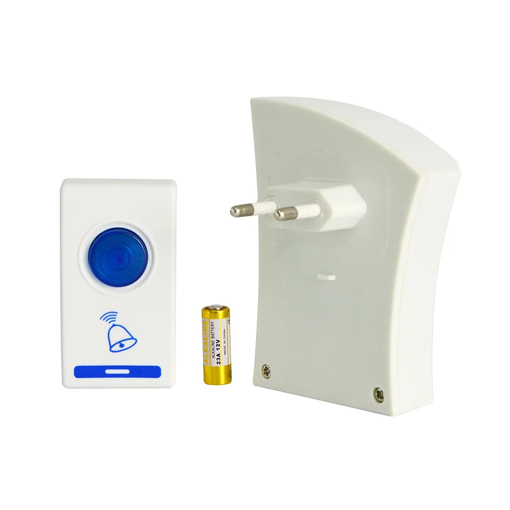 Over 15years Experience Factory Control 100M DC Apartment Doorbell Chinme Wireless Door Bell with 32pcs Classical Music