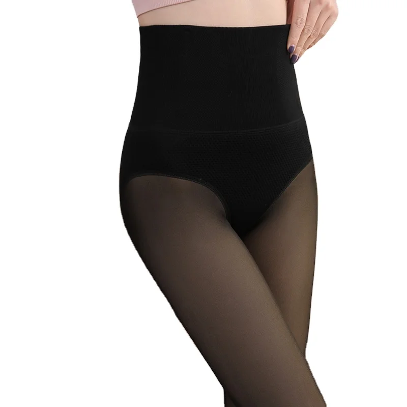 High Waist Belly Velvet Stockings 