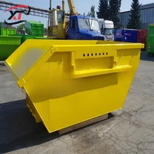 High Quality Customized Waste Management Skip Bin Recycling Hook Lift Bin Garbage Container For Garbage Disposal