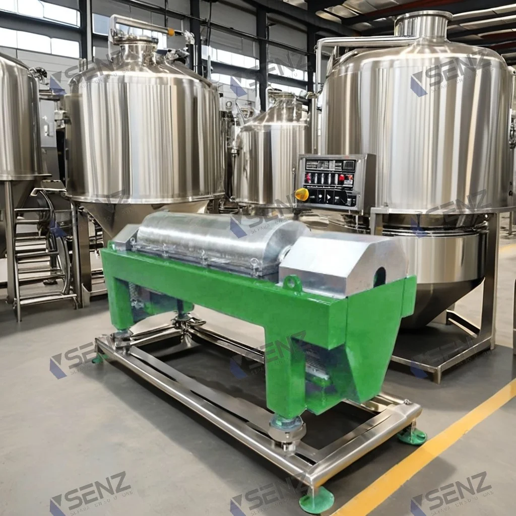 Professional Grade Continuous Decanter Centrifuge Separator for Oil Field Slurry Drilling Mud Durable with Core Motor Component