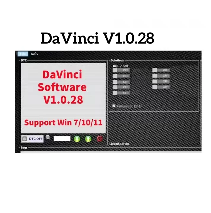 Davinci 1.0.28 Software - Universal Code Reader for Cars