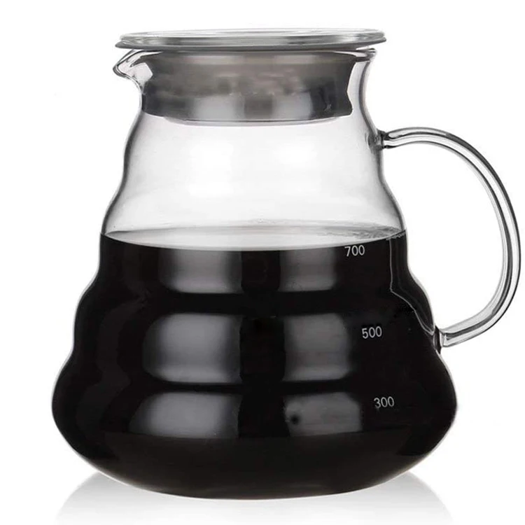 12-cup Glass Coffee Carafe - Compatible with Pour over Maker