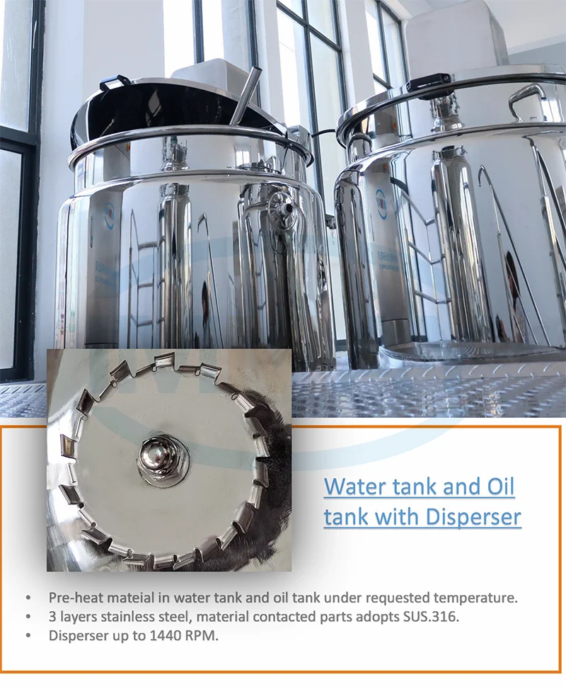 Vacuum homogenizer-D5