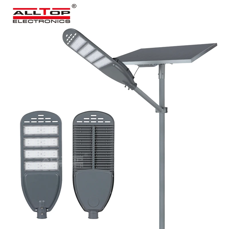 Alltop Road Aluminum Timer Control Smd Outdoor Ip65 Waterproof 100 150 200 Watt Led Solar Street Light