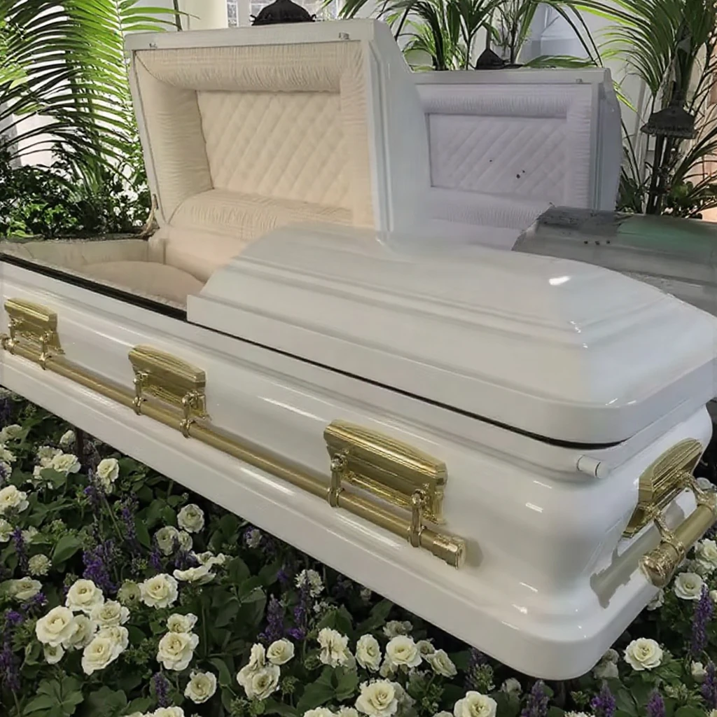 CHEAP American Style Funeral Brand-new Steel Caskets Sale