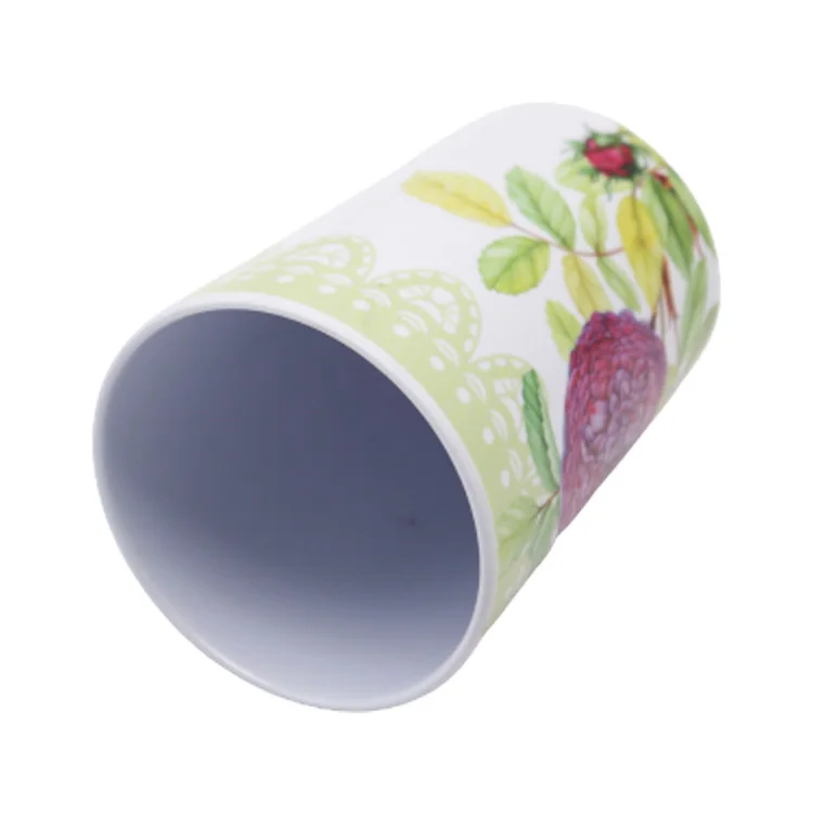 Дешевая кофейная круглая детская пластиковая чашка без ручки оптом