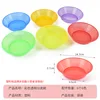 Vassoi trasparenti colorati per smistamento - Set da 6 pezzi