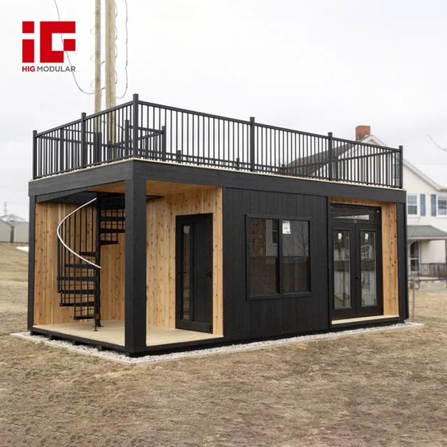 Airbnb Maison Prefabriquee Casas Prefabricadas Modernas Cabin Kit a Frame Triangle House Prefabricated Modular Mobile Tiny Home