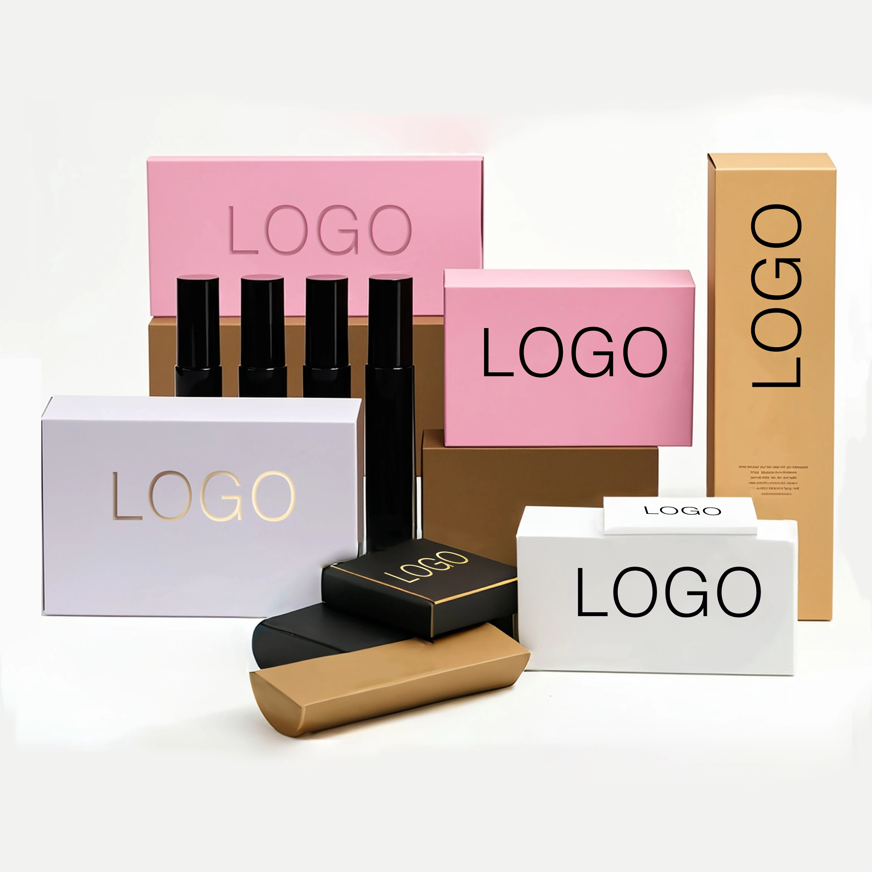 Customized Product Packaging Small White Box Packaging,Plain White Paper Box,White Cardboard Cosmetic Box