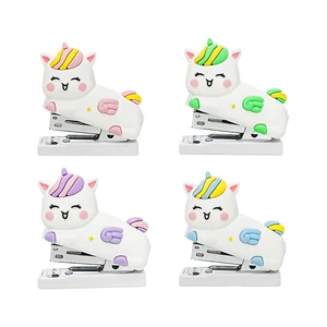 Wholesale Factory Price Cute Mini Small Stapler Student Stationery Wholesale Portable Set Stapler