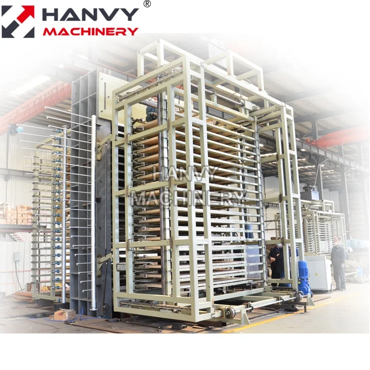 Hanvy  Oil  Heated Automatic Plywood Hot Press Machine