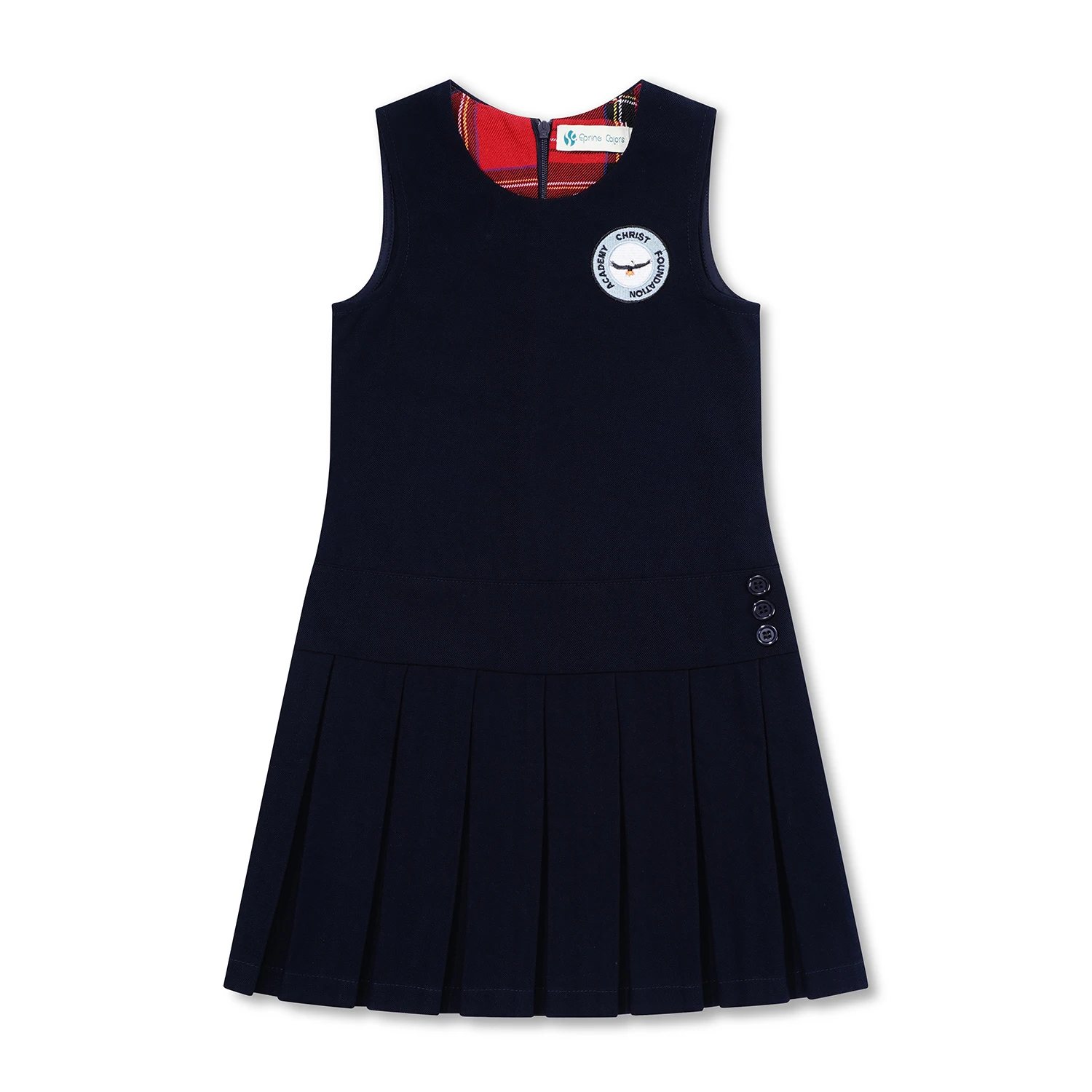 Navy Blue School Uniform Jumper Dress for Girls Student Kids Primary School  Girls Uniform Design Pleated Pinafore