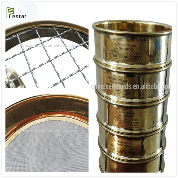 4 Inch Diameter Standard Brass Sieves