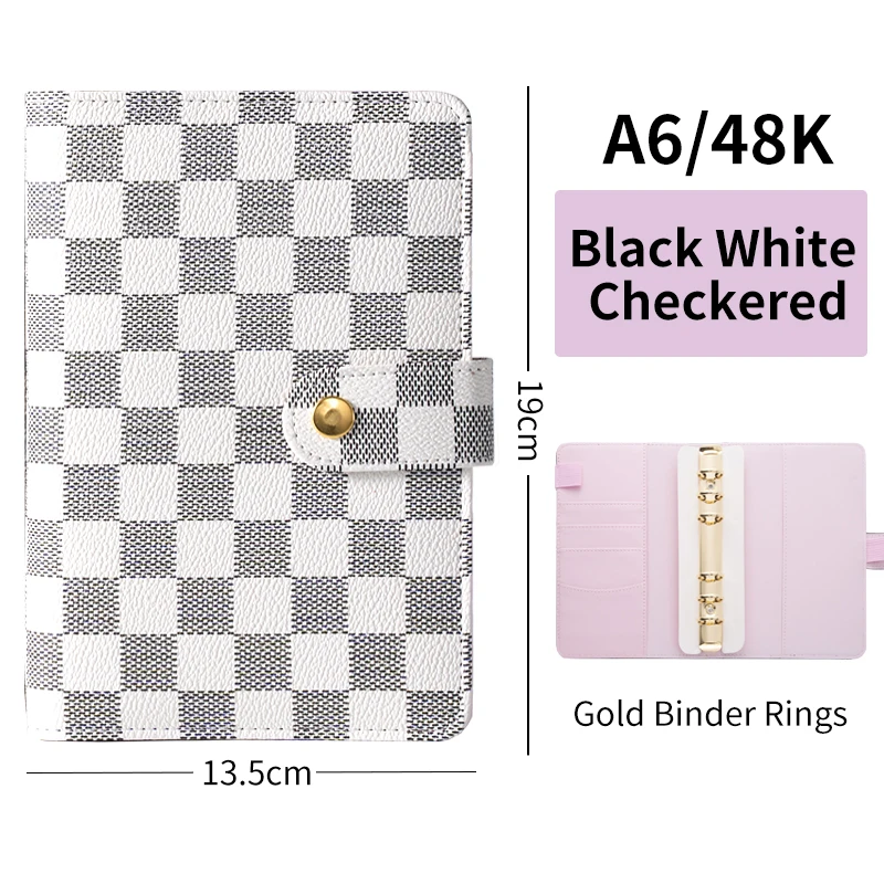 Buy Luxury Checkered A6 Binder Online in India 