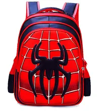 High Quality Large Capacity Schoolbag Elementary School Students Kindergarten 3d Car Spider School Backpack