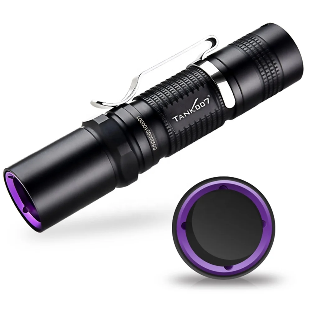 Tank007 UV03 365 nm Portable purple light Flashlight AAA Battery