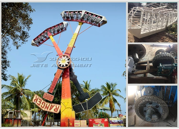 Rides G-force Rides Thrill Luna Park Equipment Attraction Amusement Park Extreme Carnival 360 Degree Scream Fair Booster Rides